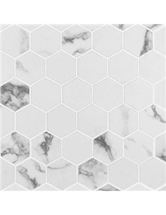 MSI Surfaces Pietra Statuario 2X2 Hexagon Mosaic