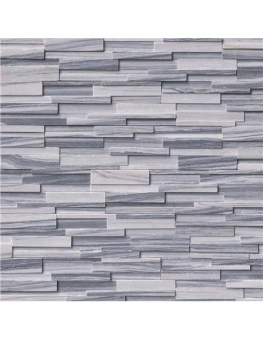 MSI Surfaces Alaska Gray 3D Honed Ledger Corner Tile
