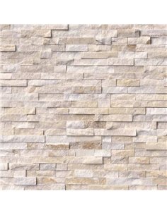 MSI Surfaces Arctic Golden Splitface Ledger Corner