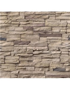 MSI Surfaces Peninsula Sand Mfd Stacked Stones Corner