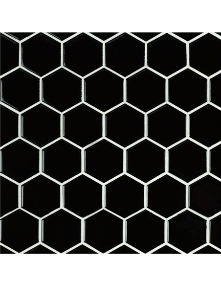 MSI Surfaces Black 2" Hexagon Glossy