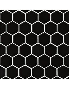 MSI Surfaces Black 2" Hexagon Matte 