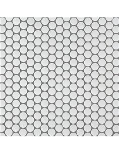 MSI Surfaces Penny Round Bianco Matte