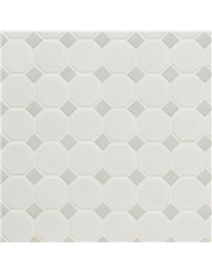 MSI Surfaces White And Gray Matte 2" Octagon 