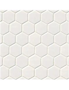 MSI Surfaces White Glossy 2" Hex 6Mm