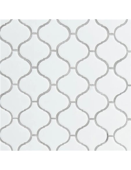 MSI Surfaces White Glossy Arabesque 6Mm 