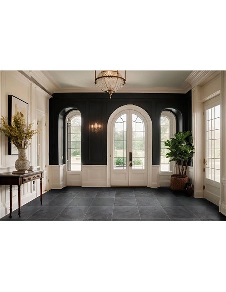 MSI Surfaces Montauk Black 12X12 Gauged 