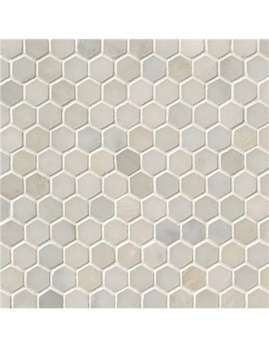 MSI Surfaces Greecian White 1 Hexagon Mosaic 
