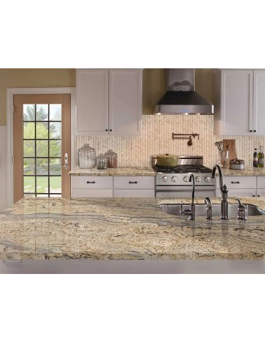 MSI Surfaces Crema Herringbone Arched Mosaic 