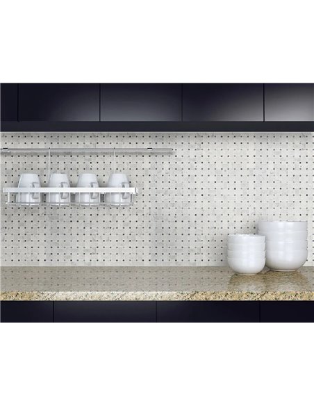 MSI Surfaces Carrara White Basketweave Honed 