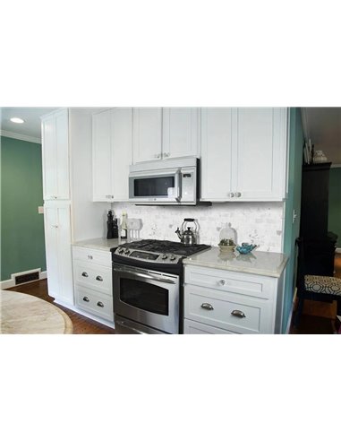 MSI Surfaces Calacatta Cressa Basketweave Mosaic 