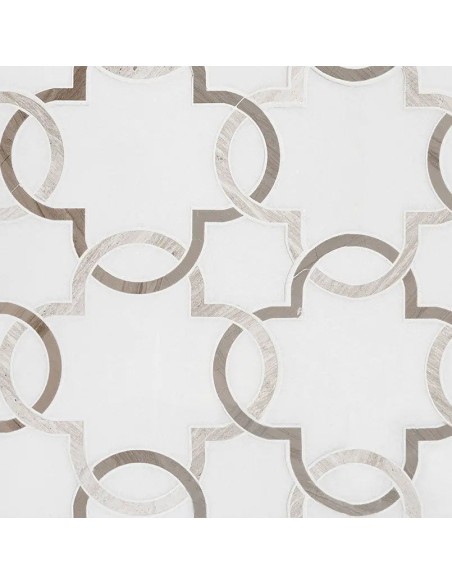 MSI Surfaces Bianco Quatrefoil Polished 