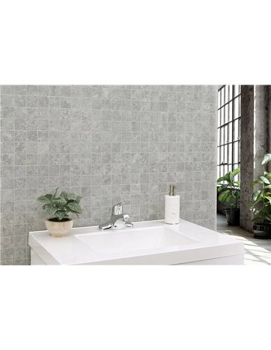 MSI Surfaces Legions Lunar Silver 2X2 Matte Mosaic 