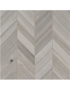 MSI Surfaces Havenwood Platinum Chevron 12X15 Mosaic 