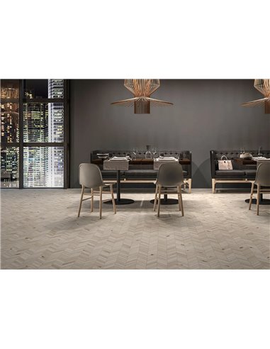 MSI Surfaces Havenwood Dove Chevron 12X15 Mosaic 