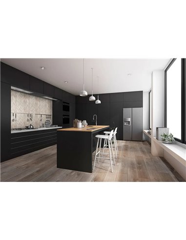 MSI Surfaces Havenwood Dove Chevron 12X15 Mosaic 