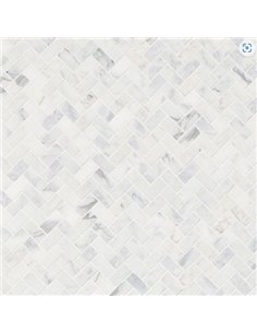 MSI Surfaces Calacatta Cressa Herringbone Mosaic 2
