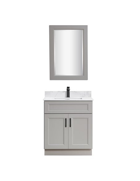 TC 24" Shaker Single Sink Vanity with Bevelled Panels