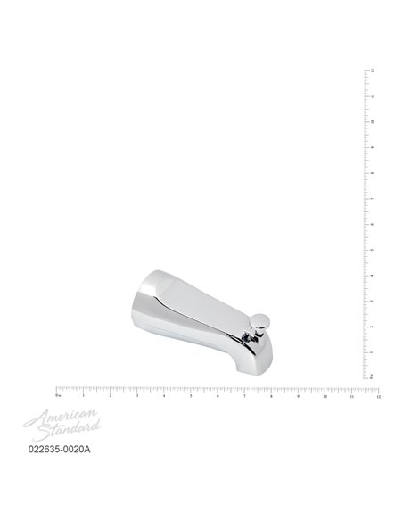 American Standard Wall Mount Tub Spout with Diverter 1/2-14-in. Threads