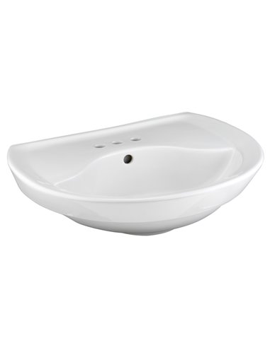 American Standard Ravenna Ped Slab 4Cc Less Towel Bar - 0268004