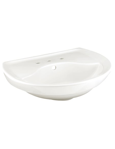 American Standard Ravenna Ped Slab 8Cc Less Towel Bar - 0268008