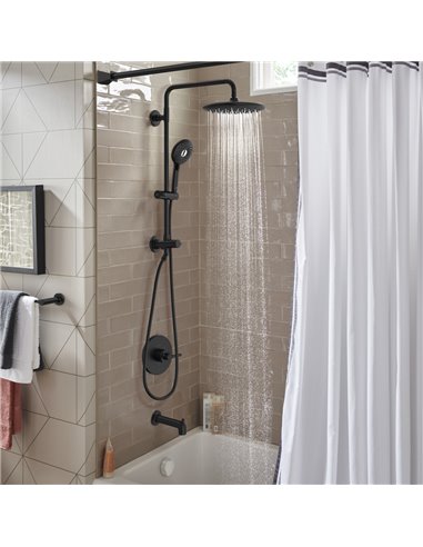 American Standard Spectra Versa 24-Inch 4-Function 1.8 gpm/6.8 L/min Shower System With Rain Showerhead