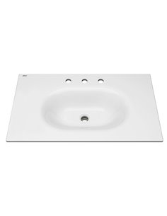 American Standard Studio S 33-Inch Vitreous China Vanity Sink Top 8-Inch Centers