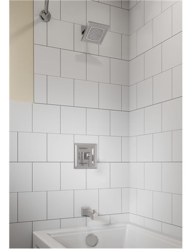 American Standard Town Square S 6-1/4-Inch 1.8 gpm/6.8 L/min Fixed Showerhead