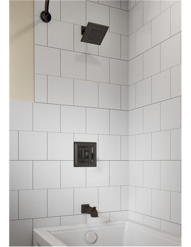 American Standard Town Square S 6-1/4-Inch 1.8 gpm/6.8 L/min Fixed Showerhead