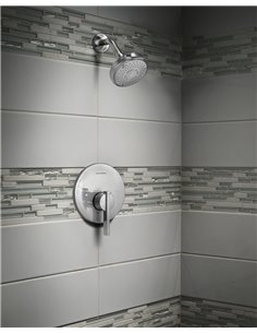 American Standard 3-Function 4-3/4-Inch 1.8 gpm/6.8 L/min Water-Saving Showerhead 2