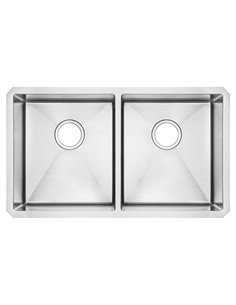 American Standard Pekoe 29 x 18-Inch Stainless Steel Undermount Double Bowl Kitchen Sink