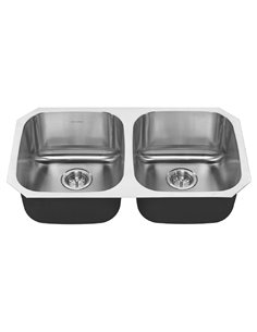 American Standard Portsmouth 32 x 18-Inch Stainless Steel Undermount Double-Bowl Kitchen Sink