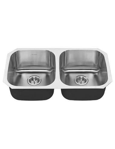 American Standard Portsmouth 32 x 18-Inch Stainless Steel Undermount Double-Bowl Kitchen Sink