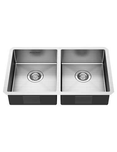 American Standard Pekoe 29 x 18-Inch Stainless Steel Undermount Double Bowl ADA Kitchen Sink
