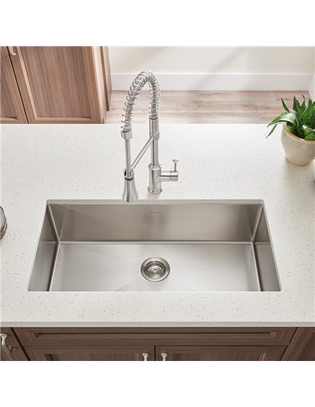 American Standard Pekoe 35 x 18-Inch Stainless Steel Undermount Single-Bowl Kitchen Sink