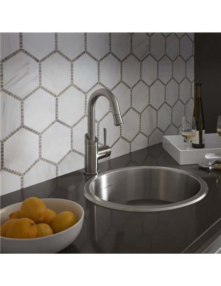 American Standard Portsmouth 16 x 16-Inch Stainless Steel Undermount Round Single-Bowl Kitchen Sink