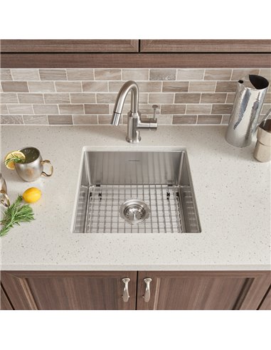 American Standard Pekoe 17 x 17-Inch Stainless Steel Undermount Single Bowl Kitchen Sink