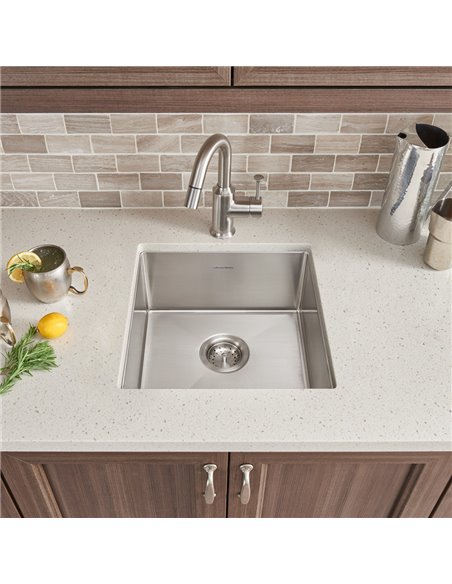 American Standard Pekoe 17 x 17-Inch Stainless Steel Undermount Single Bowl Kitchen Sink