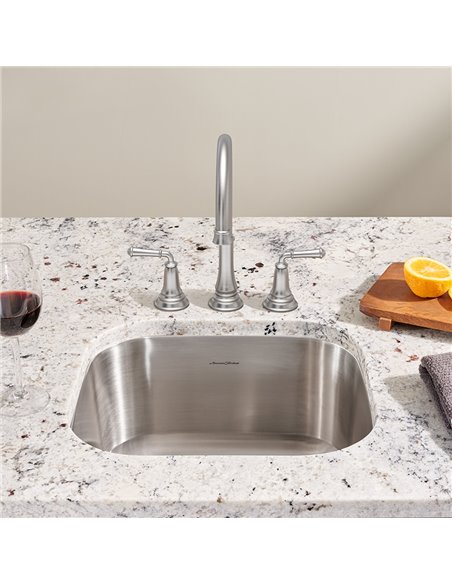 American Standard Portsmouth 18 x 16-Inch Stainless Steel Undermount Single Bowl Kitchen Sink