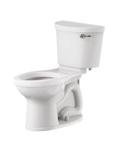 American Standard Champion PRO Two-Piece 1.28 gpf/4.8 Lpf Chair Height Elongated Right-Hand Trip Lever Toilet Less Seat