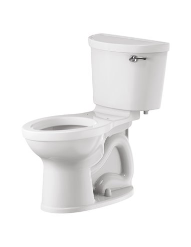 American Standard Champion PRO Two-Piece 1.28 gpf/4.8 Lpf Chair Height Elongated Right-Hand Trip Lever Toilet Less Seat