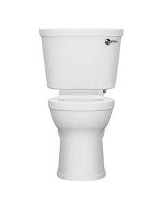 American Standard Champion PRO Two-Piece 1.28 gpf/4.8 Lpf Chair Height Elongated Right-Hand Trip Lever Toilet Less Seat 2