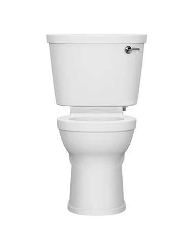 American Standard Champion PRO Two-Piece 1.28 gpf/4.8 Lpf Chair Height Elongated Right-Hand Trip Lever Toilet Less Seat