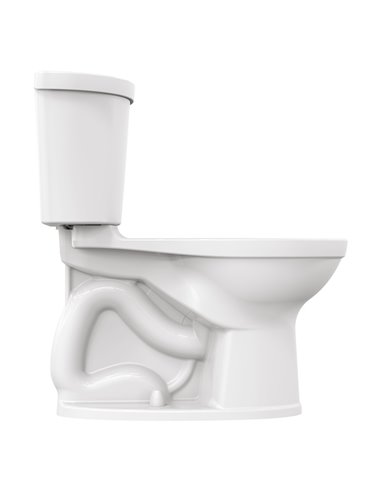 American Standard Champion PRO Two-Piece 1.28 gpf/4.8 Lpf Chair Height Elongated Right-Hand Trip Lever Toilet Less Seat