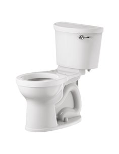 American Standard Champion PRO Two-Piece 1.28 gpf/4.8 Lpf Chair Height Round Front Right Hand Trip Lever Toilet less Seat