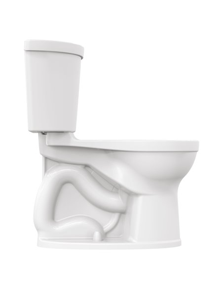 American Standard Champion PRO Two-Piece 1.28 gpf/4.8 Lpf Chair Height Round Front Right Hand Trip Lever Toilet less Seat