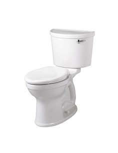 American Standard Champion PRO Two-Piece 1.28 gpf/4.8 Lpf Standard Height Elongated Right Hand Trip Lever Toilet less Seat