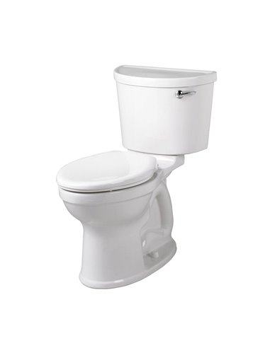 American Standard Champion PRO Two-Piece 1.28 gpf/4.8 Lpf Standard Height Elongated Right Hand Trip Lever Toilet less Seat