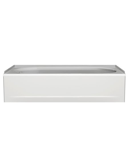 American Standard Princeton Americast 60 x 30-Inch Integral Apron Bathtub Right-Hand Outlet With Integral Drain