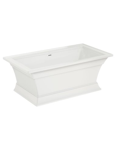 American Standard Town Square S 68 x 36-Inch Freestanding Bathtub Center Drain With Integrated Overflow